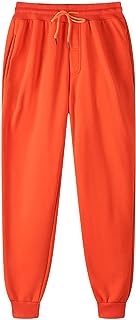 Mens Sweatpants Elastic Open Bottom Athletic Drawstring Joggers Big and Tall Straight Leg Gym Pants with Pockets