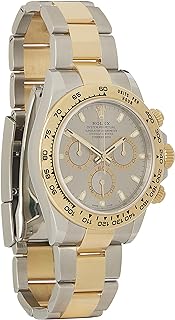 Pre-Loved Stainless Steel & 18k Yellow Gold Daytona Cosmograph 116503 40mm, Grey