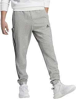 Men's Essentials French Terry Tapered 3-Stripes Pants