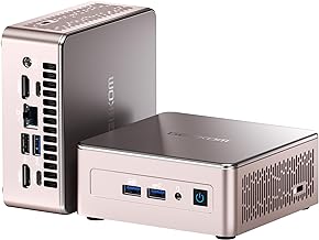 GEEKOM A5 Mini PC, AMD Ryzen 7 5800H(8C/16T, up to 4.4GHz), 32GB DDR4&512GB M.2 PCIe NVMe SSD, Vega 8 Graphics, Windows 11 Pro Desktop Computer Support 8K UHD/Wi-Fi 6/Bluetooth 5.2/USB 3.2
