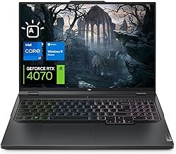 LENOVO Legion Pro 5i Gen 8 Gaming Laptop, 16" WQXGA 165Hz Display, Intel Core i7-13700HX, NVIDIA RTX 4070, 32GB DDR5 RAM, 1TB SSD, Webcam, RGB Backlit Keyboard, Wi-Fi 6, Windows 11 Home