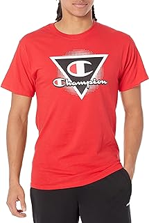 Champion mens T-shirt, Cotton Midweight Men's Crewneck Tee,t-shirt for Men, Seasonal Graphics
