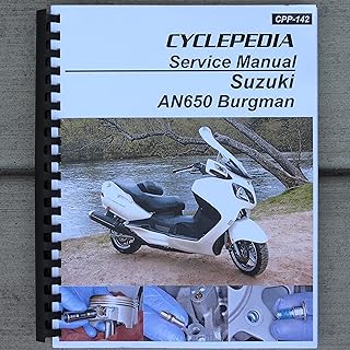 i5motorcycle Service & Repair Manual for Suzuki Burgman 650 Scooter 2003-2012