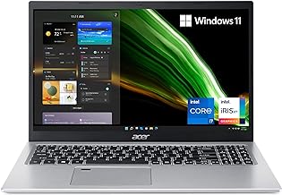 Acer Aspire 5 A515-56-702V Laptop | 15.6" Full HD IPS Display | 11th Gen Intel Core i7-1165G7 | Intel Iris Xe Graphics | 16GB DDR4 | 512GB SSD | WiFi 6 | Fingerprint Reader | BL Keyboard | Windows 11