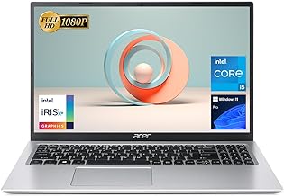 acer Aspire 3 Laptop, 15.6" Narrow Bezel FHD Display, Intel Core i5-1135G7, 36GB RAM, 2TB SSD, Business and Student, Elevated Design, Webcam, HDMI 2.0, RJ45, Wi-Fi 6, Windows 11 Pro, Silver