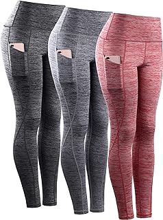 NELEUS Women's Yoga Pant Tummy Control High Waist Running Leggings with Pocket