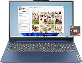 Lenovo IdeaPad Slim 3 - (2023) - Everyday Laptop - Lightweight - Windows 11-15.6" FHD - 8GB Memory - 256GB Storage - AMD Ryzen 5 7520U - Abyss Blue