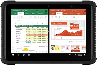 Vanquisher 10-inch Field Tablet Portable Computer Windows 10 Pro for Enterprise Mobile Work, 4G LTE, GPS, Ruggedized for The Field