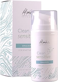 Alpika cosmetics Creamy Cleansing Emulsion for Sensitive and Rosacea-Prone Skin, Facial Cleanser Based on Natural Ingredients, Moisturizing Cleanser for Face, Daily Facial Cleanser (3.4 fl oz)