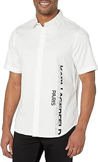 Men's Shirt with Vertical Logo