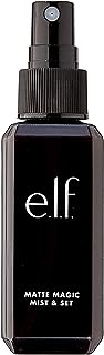 e.l.f., Matte Magic Mist & Set - Small, Lightweight, Long Lasting, Mattifying, Revitalizes, Controls Shine, Refreshes, Hydrates, All-Day Wear, 2.0 Fl Oz