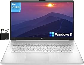 HP 2022 Pavilion 17.3" HD+ Laptop Computer, 11th Gen Intel Dual Core i3-1115G4 (Upto 4.1GHz, Beats i5-1030G7), 16GB RAM, 1TB NVMe SSD,UHD Graphics, Bluetooth, HDMI,Webcam, Windows 11+MarxsolCables