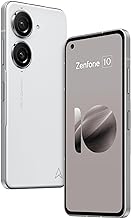 ASUS Zenfone 10 Cell Phone, 5.9” FHD+ AMOLED 144Hz, IP68, 4300mAh Battery, 50MP/13MP Dual Camera, 32MP Front Camera, 8GB+256GB, 5G LTE Unlocked Dual SIM, White, AI2302-8G256G-WH [US version]