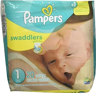 Pamper Swaddler Size 1, 20 Diapers (Package May Vary)