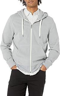 Amazon Essentials Men's Lightweight French Terry Full-Zip Hooded Sweatshirt