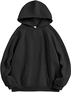 ANRABESS Women Hoodies Fleece Oversized Sweatshirt Casual Basic Long Sleeve Athletic Workout Pullover Fall Clothes