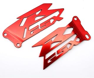 AYKYCS Foot Peg Cover,Motorcycle Foot Plate Plate Guard GSX-R 1000 Accessories Compatible with Suzuki GSX-R 600/750 2006-2016 Suzuki GSX-R 1000 2003-2016 (Red)