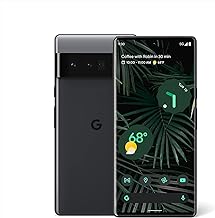 Google Pixel 6 Pro - 5G Android Phone - Unlocked Smartphone with Advanced Pixel Camera and Telephoto Lens - 256GB - Stormy Black