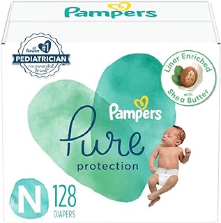 Pampers Pure Protection Diapers Size 0, 76 count - Disposable Diapers