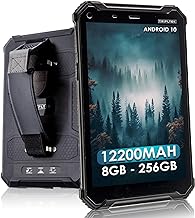 TRIPLTEK 8" PRO (4G LTE, 256GB) Ultra Bright 1200 nits, 8GB RAM, Android 10, Long Battery Life 12200mAh, Rugged Military Construction, Waterproof IP68, Brightest Tablet/Phone on The Market