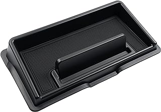 Mixsuper Dash Center Console Organizer for 2019-2023 Suzuki Jimny JB64W JB74W, Dashboard Console Tray Storage Box Phone Stand Black