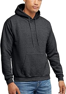 Hanes EcoSmart Hoodie, Midweight Fleece, Pullover Hooded Sweatshirt for Men