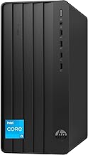HP Pro Tower 290 G9 Desktop Computer, 12th Gen Intel 4-Core Processor (Beats Core i7-9700), 16GB RAM, 256GB NVMe SSD + 1TB 7200RPM HDD, 2-Monitor Support, HDMI, VGA, DVD-RW, Wi-Fi, Windows 11 Pro