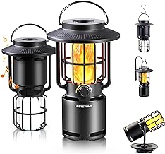 Outdoor Bluetooth Speakers, IP65 Waterproof Wireless Speakers with LED Flame Light Portable Speaker Gift for Men Women Fathers Atmosphere Patio Lantern Speaker for Party Yard Garden Camping 2 Pack