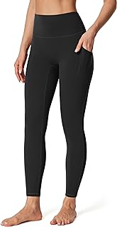 IUGA High Waist Yoga Pants with Pockets, Leggings for Women Tummy Control, Workout Leggings for Women 4 Way Stretch