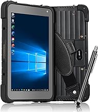 MUNBYN Rugged Tablet IRT04, 8-inch Industrial Tablet PC Windows 10 64-bit Pro,700nit Sunlight Readable, 4GB+128GB, 4G, Wi-Fi,GPS, IP67 Drop and Water Resistant for Engineer Contractor Tablet