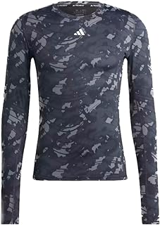 Men's Techfit All Over Print Long-Sleeve T-Shirt