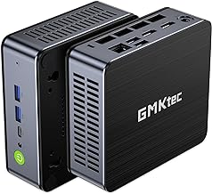 GMKtec Gaming Mini PC Windows 11 Pro AMD Ryzen 7 7735HS Mini Computer up to 4.75GHz 32GB DDR5 RAM 1TB Hard Drive PCIe SSD AMD Radeon 680M, 2 x HDMI, 1x USB4, 4X USB Ports, WiFi 6, BT5.2 Nucbox K2