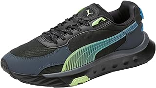 Mens Wild Rider Ls Lace Up Sneakers Shoes Casual - Black