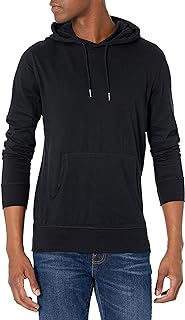 Amazon Essentials Men's Lightweight Jersey Pullover Hoodie