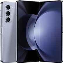 SAMSUNG Galaxy Z Fold 5 F9460 Foldable Design, 5G Physical Dual Sim 256GB 12GB RAM Factory Unlocked Global Smartphone Mobile Cell - ICY Blue