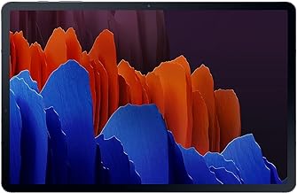 SAMSUNG Galaxy Tab S7+ Plus 12.4” 128GB Android Tablet w/ S Pen Included, Edge-to-Edge Display, Expandable Storage, Fast Charging USB-C Port, ‎SM-T970NZKAXAR, Mystic Black