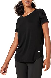 Amazon Essentials Women's Studio Relaxed-Fit Lightweight Crewneck T-Shirt (Available in Plus Size)