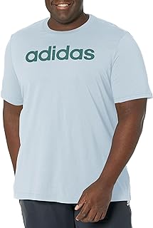 Men's Essentials Single Jersey Linear Embroidered Logo T-Shirt