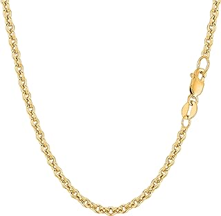 Jewelry Affairs 14k Yellow Gold Forsantina Chain Necklace, 3.1mm