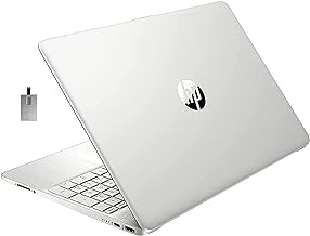 HP 2022 15.6" FHD Laptop, AMD Ryzen 5-5500U Processor, 32GB RAM, 2TB PCIe SSD, AMD Radeon Graphics, HD Webcam, Wi-fi, Bluetooth, Win 11, Silver, 32GB SnowBell USB Card