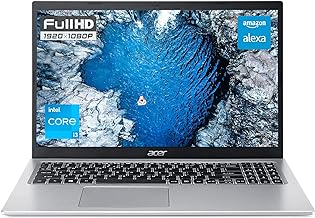 acer Newest Aspire 5 Slim Essential Laptop, 15.6" FHD IPS Display, 24GB RAM, 1TB SSD, Intel Dual-Core I3 Processor, WiFi 6, USB A&C, RJ-45, Webcam, Amazon Alexa, Windows 11 Home, w/Mouse Pad
