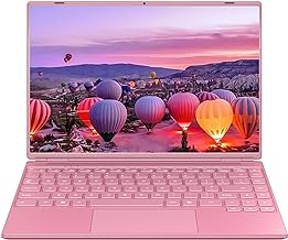 Ruzava/Aocwei 14" Laptop 8GB DDR4 256GB SSD Celeron Intel N5095 (Up to 2.9Ghz) 4-Core Win 11 PC with Cooling Fan 1920 * 1200 2K FHD Screen Dual WiFi Support 1TB SSD Expand for Game Work Study-Pink