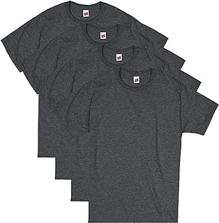 Hanes Essentials Men's T-Shirt Pack, Men's Short Sleeve Tees, Crewneck Cotton T-Shirts for Men, Value Pack