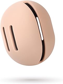 FERYES Makeup Sponge Holder – Shatterproof Eco-Friendly Silicone Beauty Make Up Blender Case for Travel - Khaki