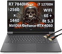 HP Victus 16" Gaming Laptop QHD 240Hz 2560 x 1440 5600MHz DDR5 AMD Ryzen 7-7840HS NVIDIA GeForce RTX 4060 8GB Mica Silver - 3ms Response Time (32GB RAM | 1TB PCIe SSD)