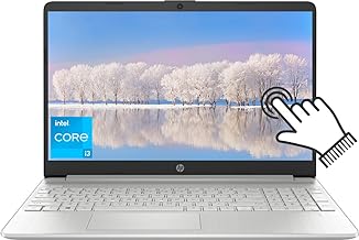 HP Newest 15.6" HD Touchscreen Laptop Computer, 6-Core Intel Core i3-1215U, 32GB RAM, 1TB NVMe SSD, Fast Charge, Numeric Keypad, HDMI, WiFi, Type-C, Win 11, w/CUE Accessories
