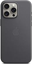 Apple iPhone 15 Pro Max FineWoven Case with MagSafe - Black ​​​​​​​
