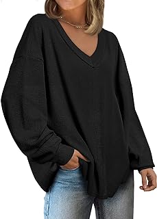 Trendy Queen Womens Oversized Sweatshirts Sweaters Casual Pullover Loose Long Sleeve Tops Shirts Fashion Fall Clothes 2023