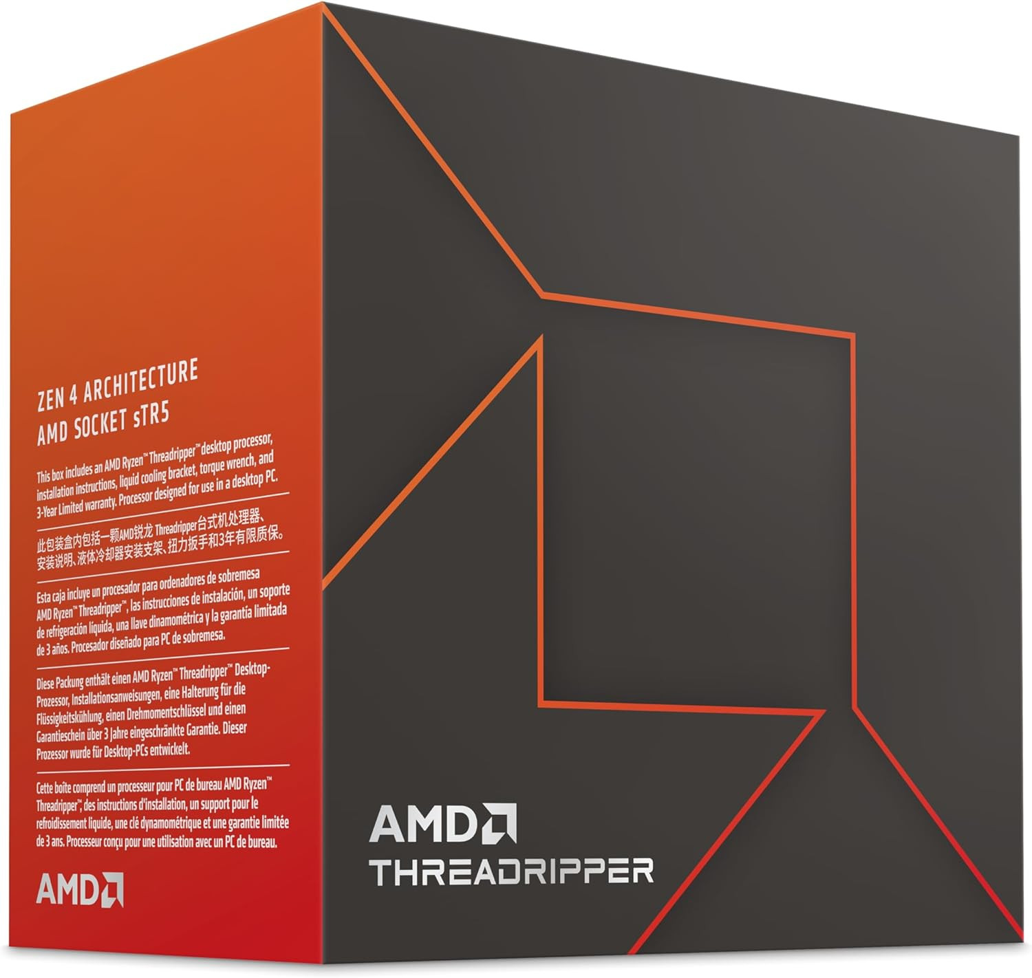 AMD Ryzen™ Threadripper™ 7980X 64-Core, 128-Thread Processor