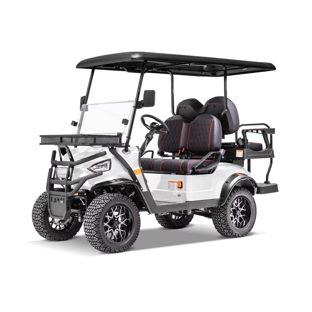 Kandi Electric Golf Cart Kruiser 4P AGM (White)
